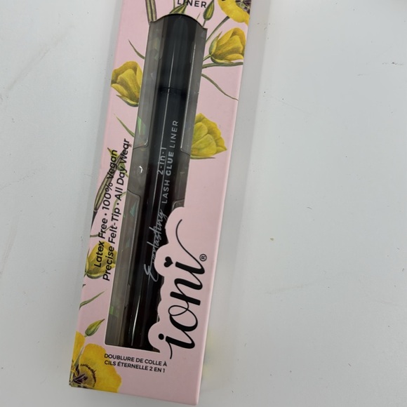 IONI Women’s Everlasting 2-in-1 Lash Glue & Black Liner in One 2 Piece Bundle - Picture 4 of 12